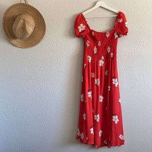 Reformation Dress- midi length with slit
